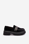 Women's Velvet Moccasins with Decoration Black Wendreda