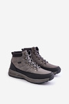 Ocieplane Męskie Buty Trekkingowe Szare Lee Cooper LCJ-24-03-3033M