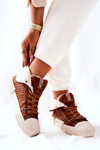 Women's Warm-up Sneakers BIG STAR II274152 Camel