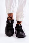 Buty Sportowe Damskie Czarne Big Star KK274056