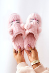 Soft Slippers Mouse with Ears Pink Luise