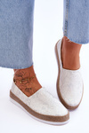 Leather Espadrilles Loafers Big Star LL276004 White