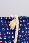 Women's Large Navy Beach Bag Navy Blue