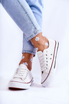 Women's Classic Sneakers White Be Mine