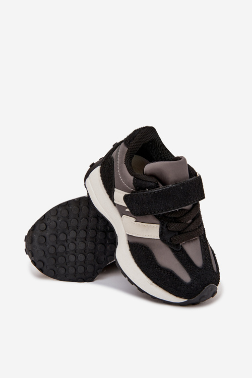 Children's Sport Shoes with Velcro Black Miranda