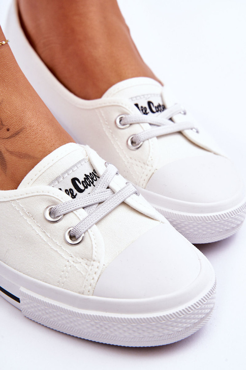 Trampki Tenisówki Damskie LCW-23-31-1791L Białe Lee Cooper