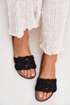 Women's Cork Platform Sandals Black Timaxrre