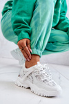 Sneakersy Buty Sportowe Masywna Podeszwa Białe Your Style