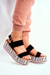 Women’s Sandals On Platform Black Sandy
