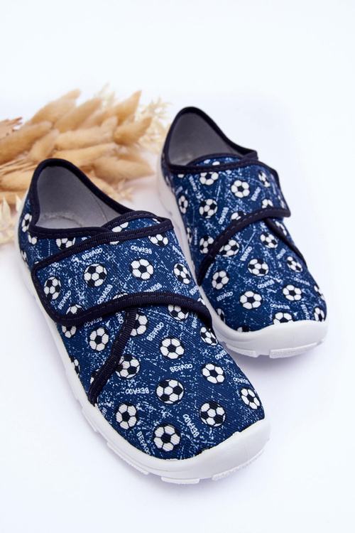 Papcie Chłopięce Piłki Niebieskie Befado 974Y509