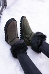 Women's Snow Boots High With Fur Fourrure
