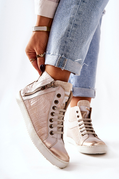 High Zip Sneakers Monnari 0630-M15 Beige