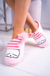 Women's Slippers Homemade Light Pink Mashimaro