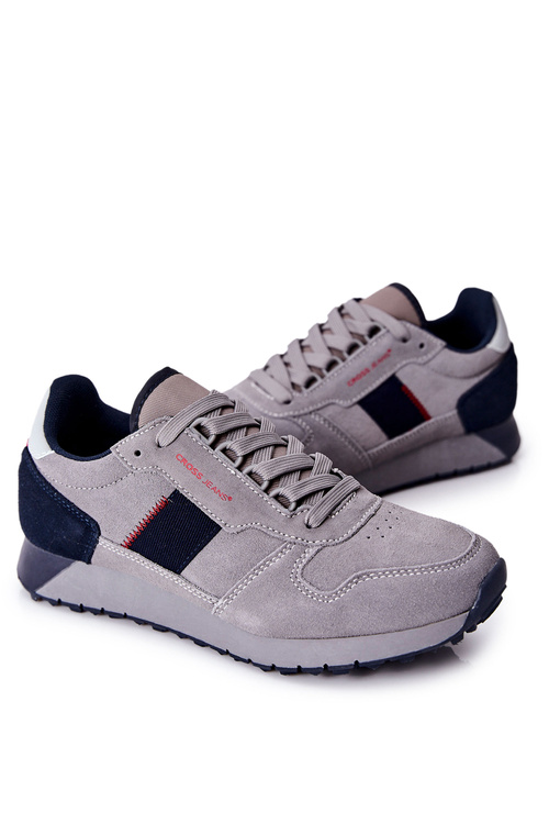 Obuwie Sportowe Męskie Cross Jeans Szare II1R4008C