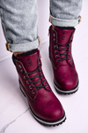Women’s Flat Hiking Boots Bordeaux Grunders