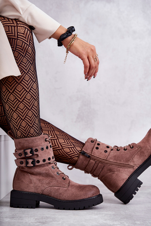 Women's Suede Warm Boots Bright brown Silvor