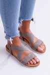 Women's Sandals With Erasers Khaki Itako