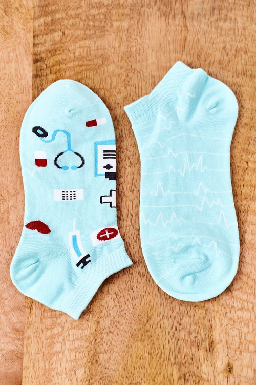 Mismatched Socks Medical Green