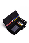 Large Women's Zip Wallet Black Huntress