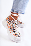 Low Sneakers Tied in Fruit White Amissa