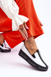 Women's Slip-on Leather Sneakers White Nathalie