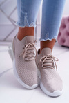 Women's Sports Shoes Beige Hello