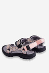 Sandałki Dziecięce Szaro-Różowe Lee Cooper LCW-23-34-1681