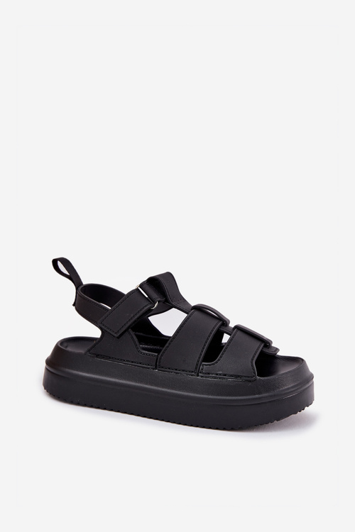 Ladies Platform Sandals Black Nitavelia