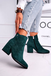 Women's Boots On Heel Green So Good