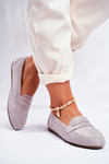 Women’s Loafers Material Grey Panay