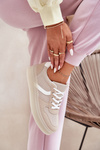 Low Women's Platform Sneakers Beige Telmira