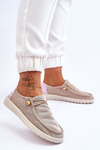 Women's Slip-on Canvas Sneakers Beige Kenza