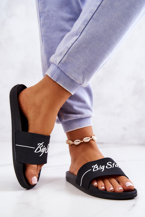 Classic Rubber Slippers Big Star JJ274A300 Black