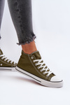 Women's Dark Green Sneakers Socerio