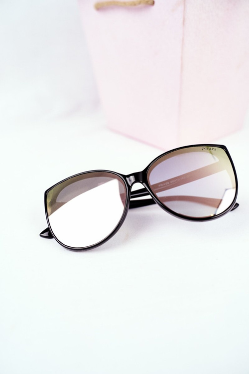 Black Women's Sunglasses Prius PR-V26 Pink Glitter