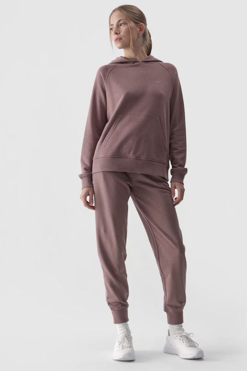 Women's Hoodie Zip Up Cotton 4F Pink 4FWMM00TSWSF1467-56S