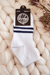 Youth Cotton Ankle Socks White