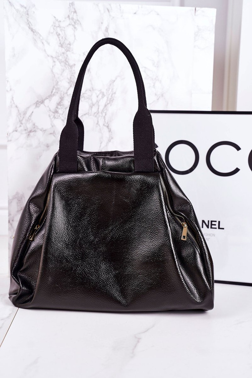 Shopper Shoulder Bag LAURA BIAGGI Shiny Black