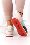 Women's Sneakers Memory Foam CROSS JEANS HH2R4049C Green-Pink