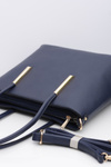 Women's Large Navy Blue Classic Handbag