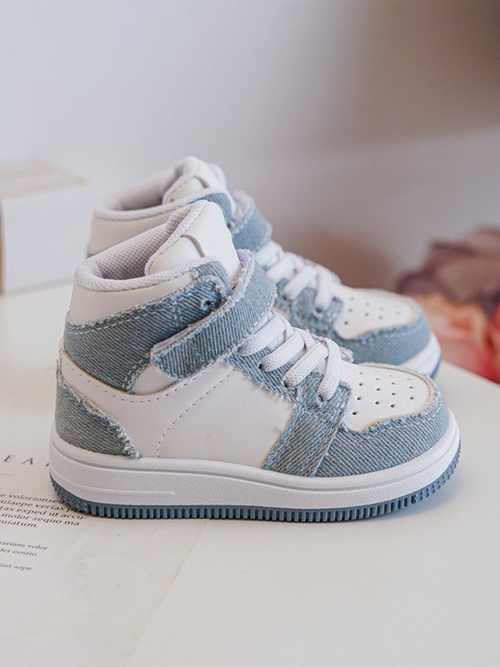 Children's Sport Shoes Jeans White-Blue Milara