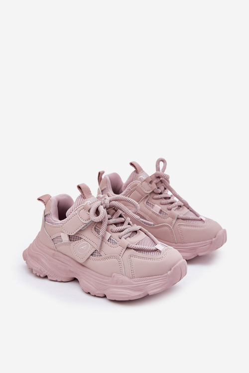 Children's Sneakers on Platform Pink Hanomess