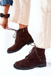 Classic Tiered Boots Brown Melome