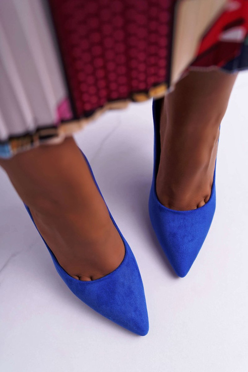 Women's Suede Stilettos Blue Yanna