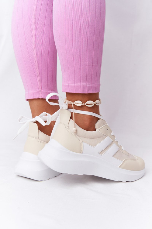 Women’s Sport Shoes Sneakers Beige Holiday