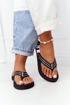 Women's Sliders Flip-Flops Big Star HH274A057 Black