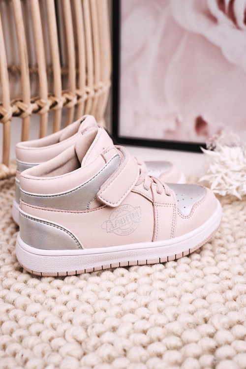 Children's Sport Shoes Pink Silver Madison