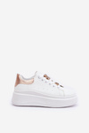 Women's sneakers with rings white Bralinea