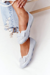 Women’s Leather Ballerinas RIO FLORE Eco-Friendly Light Blue