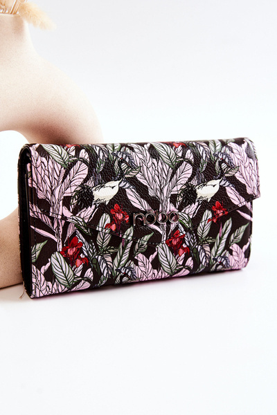 Portfel Duży Skórzany Czarny NOBO M0240-CM20